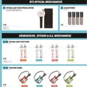 ISO BTS Run Jin Lightstick Strap Tampa